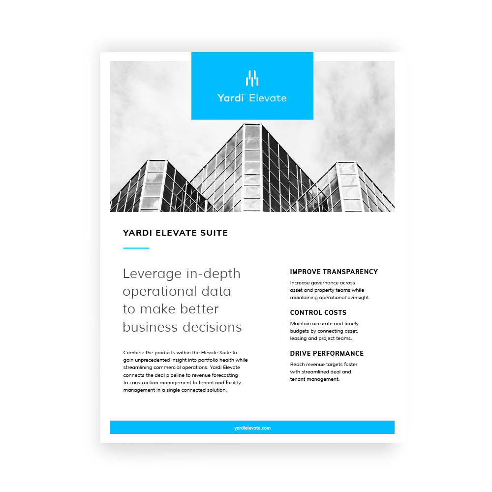 Elevate Suite for Commercial Brochure