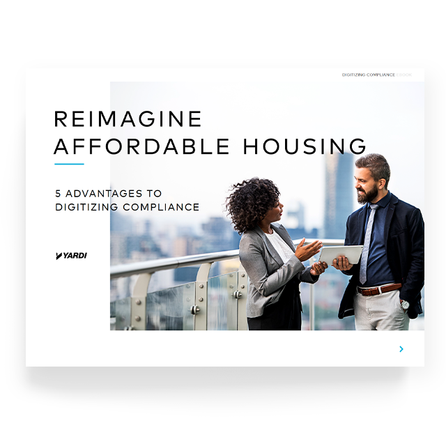 Reimagine Affordable Housing: 5 Advantages of Digitizing Compliance Ebook