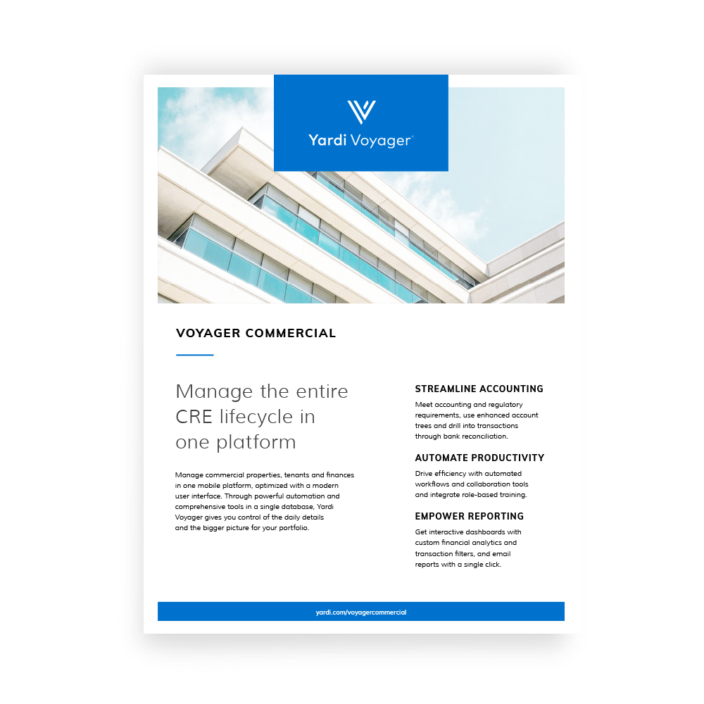 Voyager Commercial Brochure