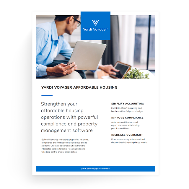 Voyager Affordable Housing Brochure