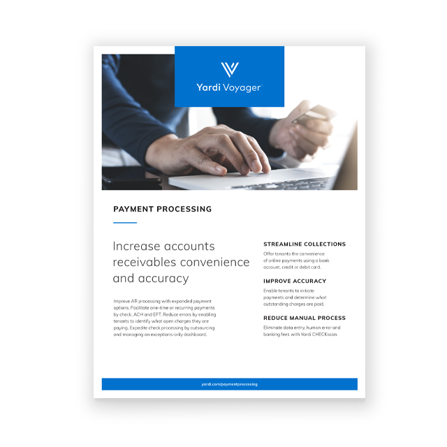 Payment Processing Brochure