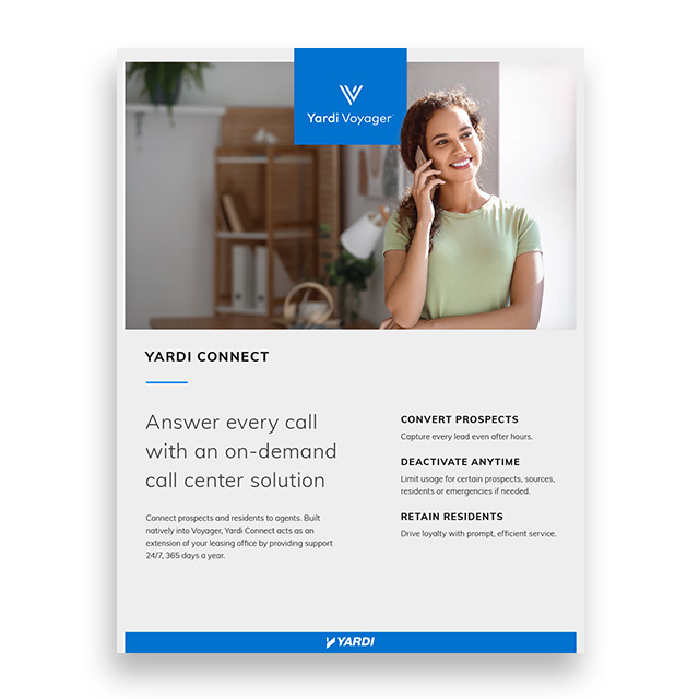Yardi Connect Brochure