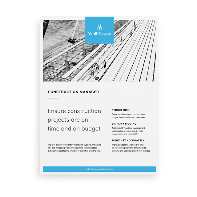 Construction Manager Brochure