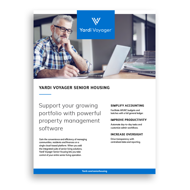 Voyager Senior Housing Brochure
