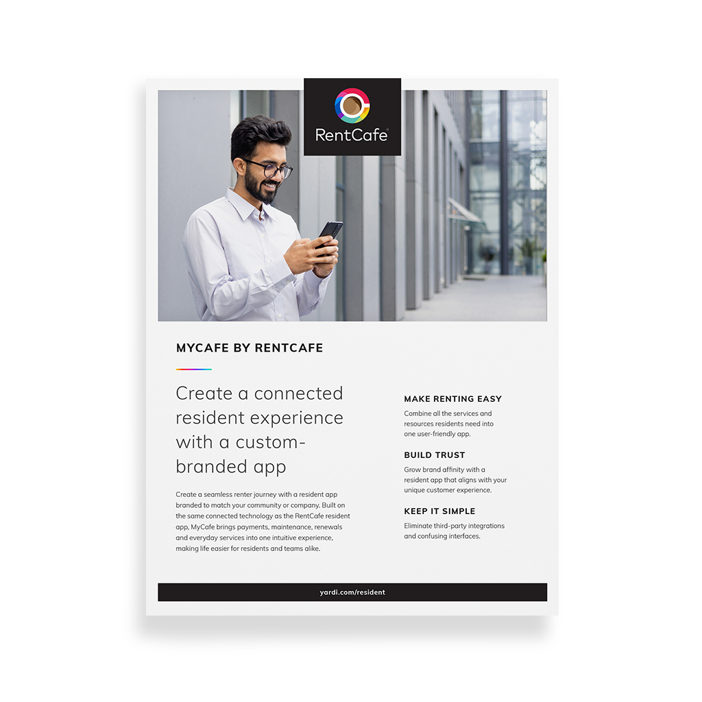 MyCafe by RentCafe Brochure
