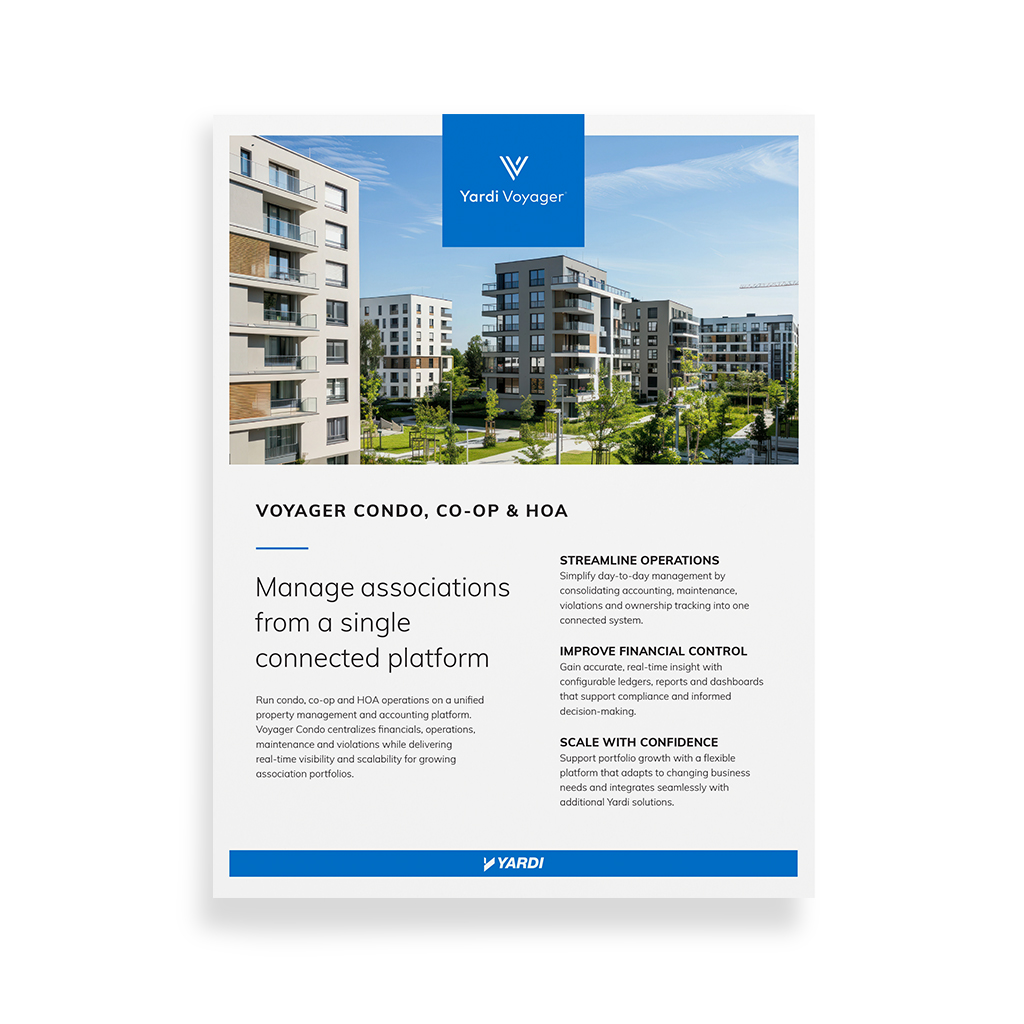 Voyager Condo, Co-op & HOA Brochure