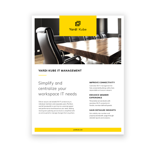 Yardi Kube IT Management Brochure