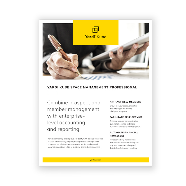 Yardi Kube Space Management Professional Brochure