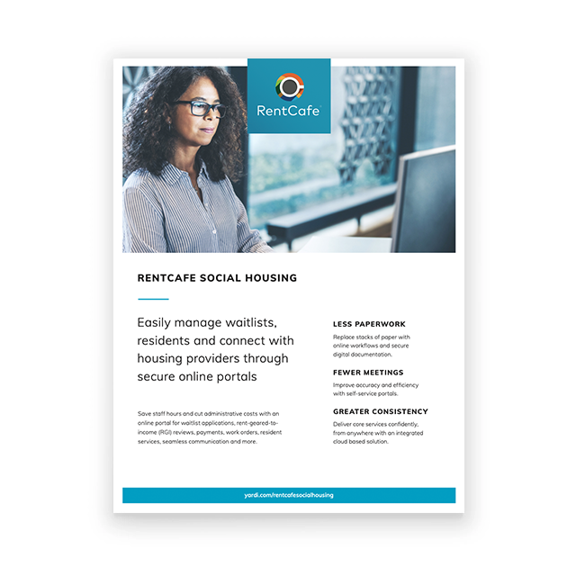RentCafe Social Housing Brochure