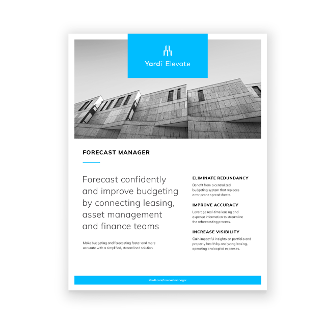 Forecast Manager Brochure