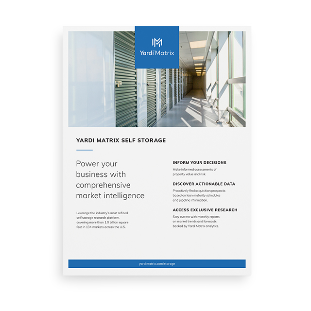 Matrix Self Storage Brochure