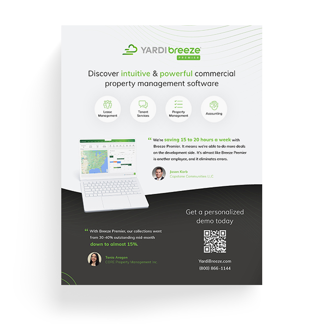 Yardi Breeze Premier Commercial Brochure