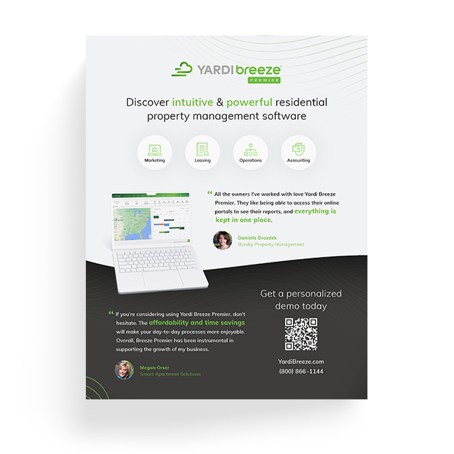 Yardi Breeze Premier Residential Brochure
