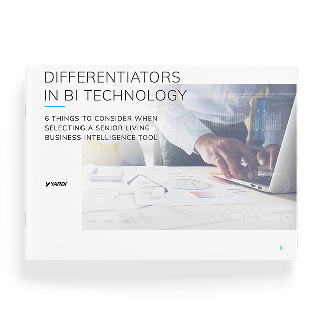 Differentiators in Senior Living Business Intelligence Technology Ebook
