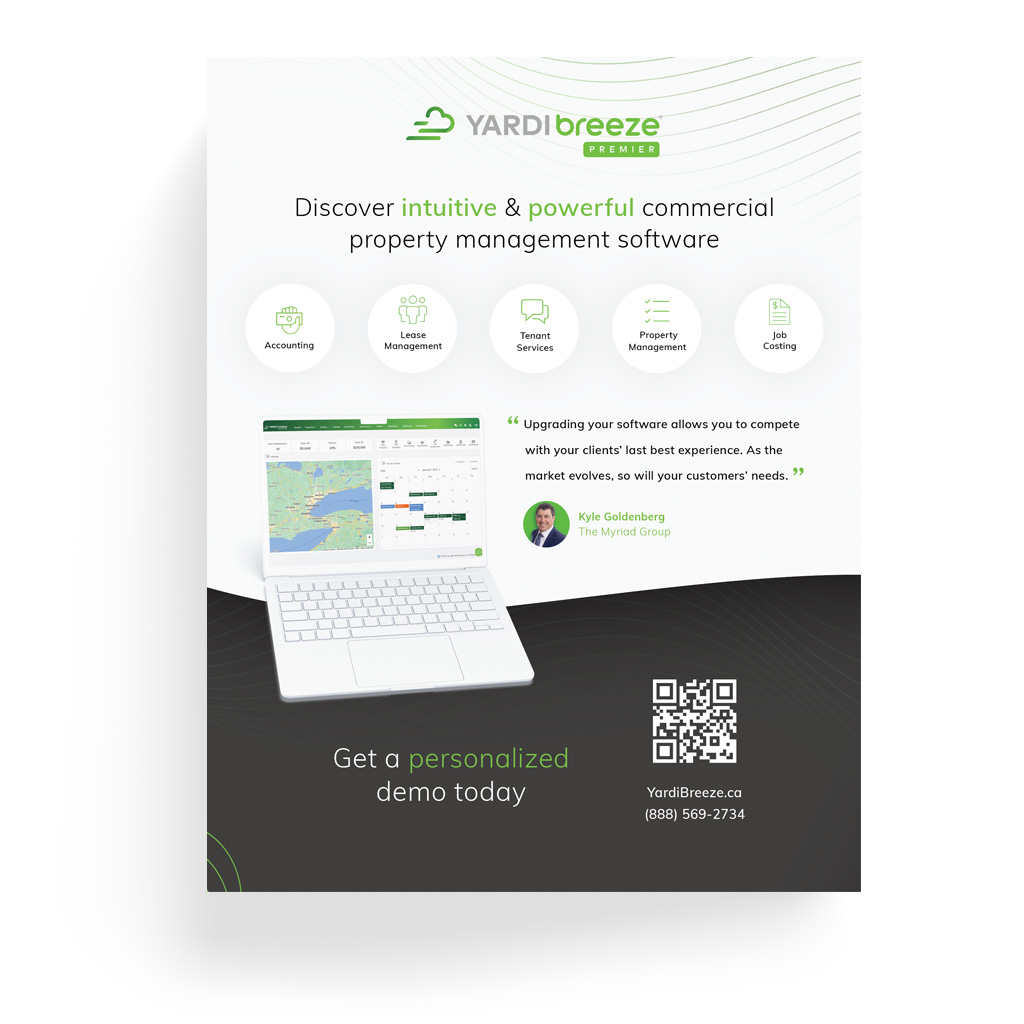 Yardi Breeze Premier Commercial Brochure for Canada