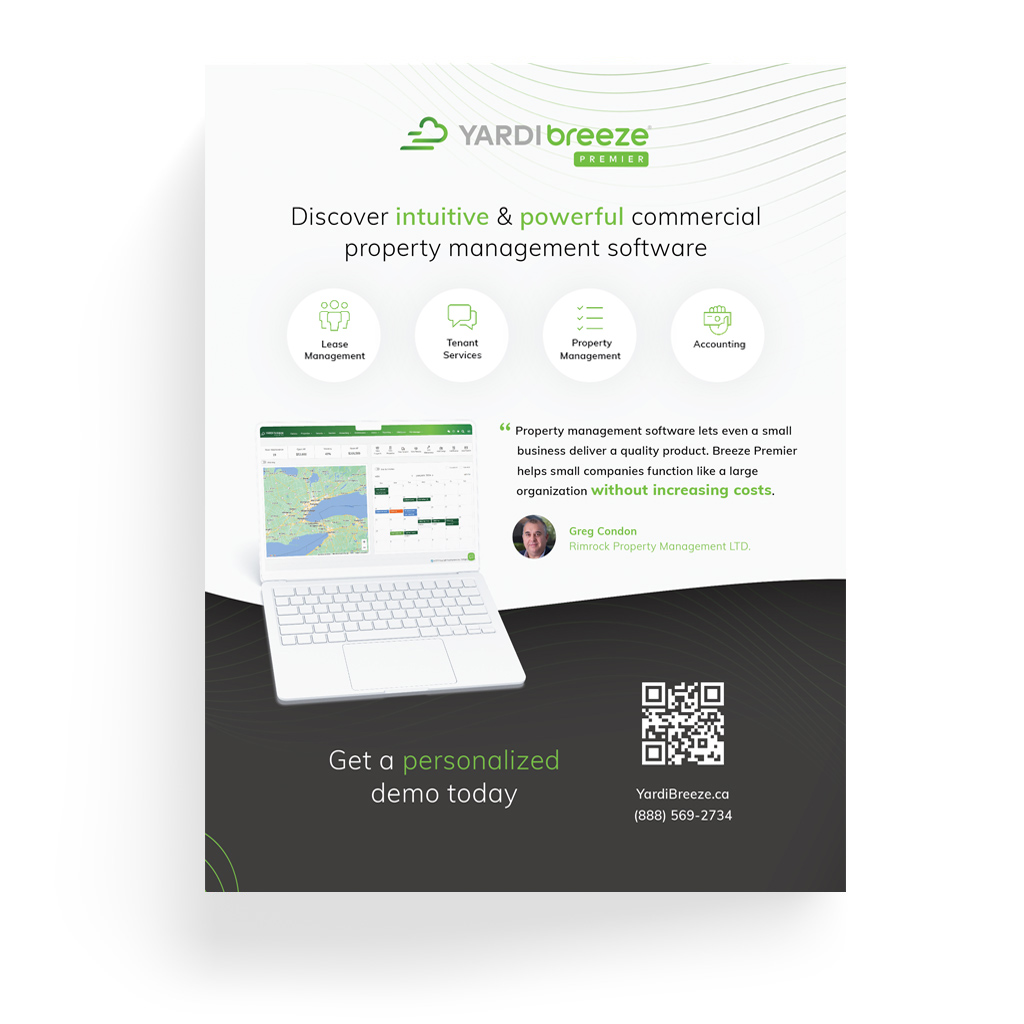 Yardi Breeze Premier Commercial Brochure for Canada