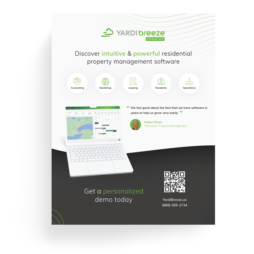 Yardi Breeze Premier Residential Brochure for Canada