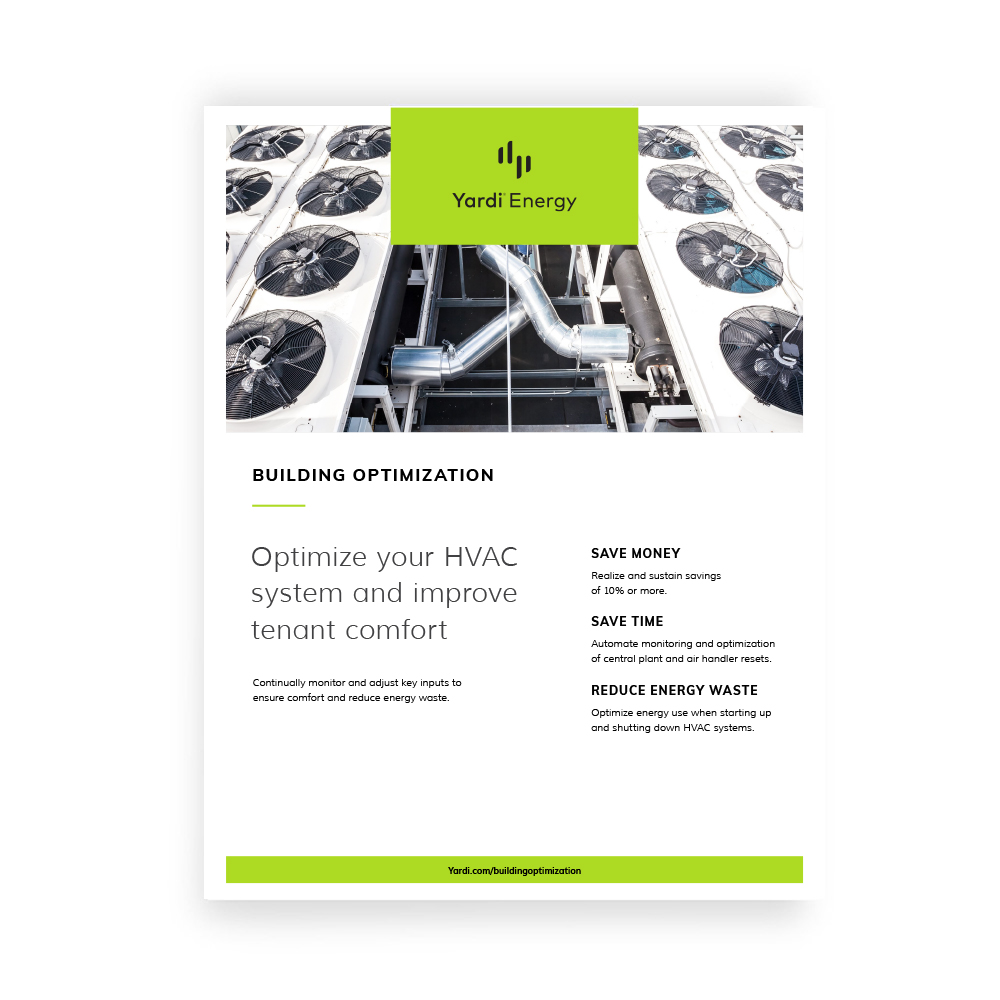 Energy Building Optimization Brochure