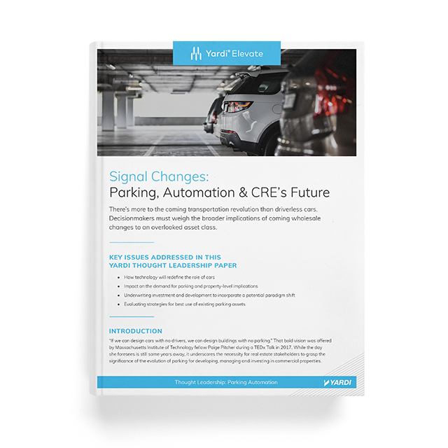 Signal Changes: Parking, Automation & CRE's Future