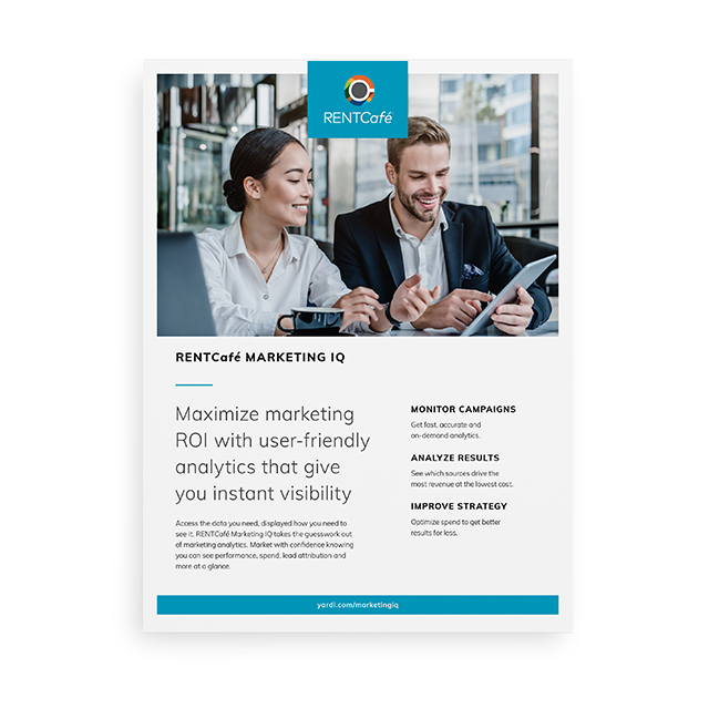 RentCafe Marketing IQ Brochure