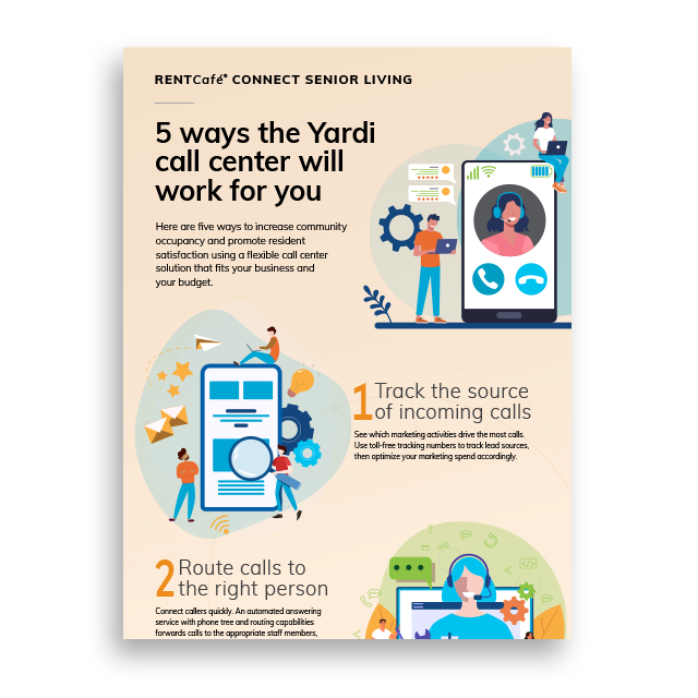 Benefits of the Yardi Call Center for Senior Living