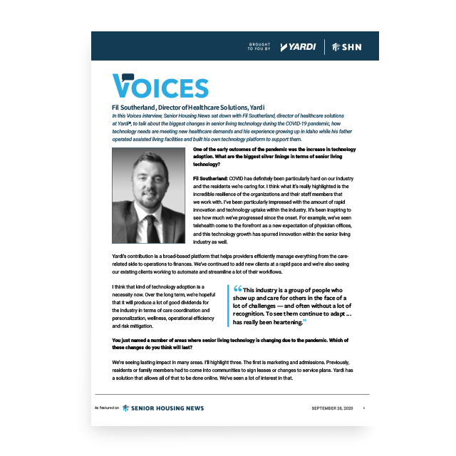 SHN Voices: Fil Southerland Discusses Technology