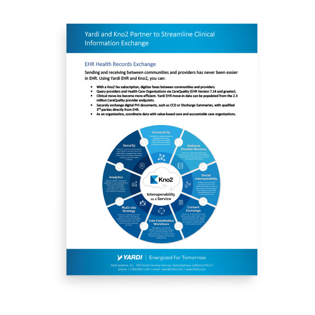 Yardi and Kno2 Brochure