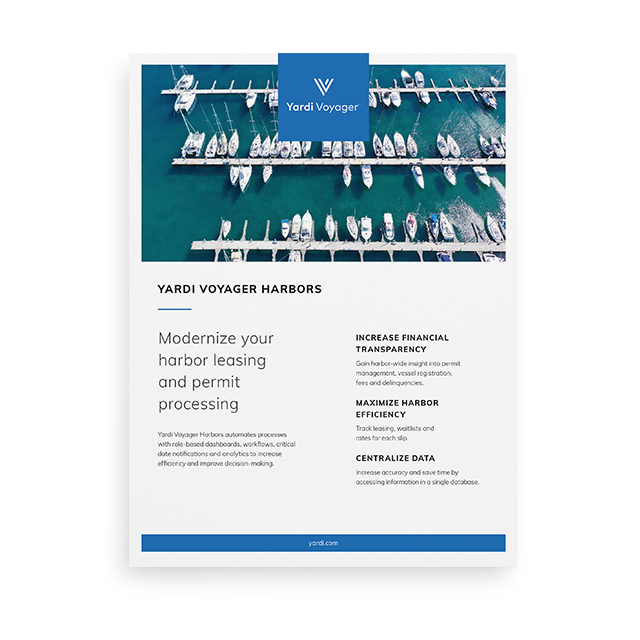 Voyager Harbors Brochure