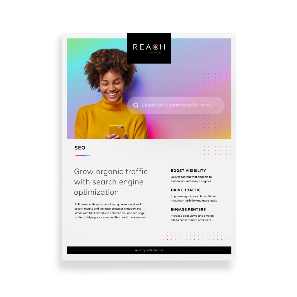 REACH by RentCafe SEO Brochure