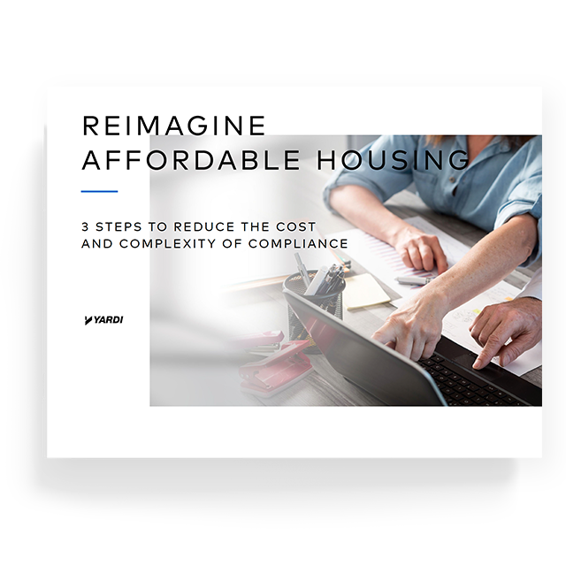 Reimagine Affordable Housing: 3 Steps to Reduce the Cost & Complexity of Compliance Ebook