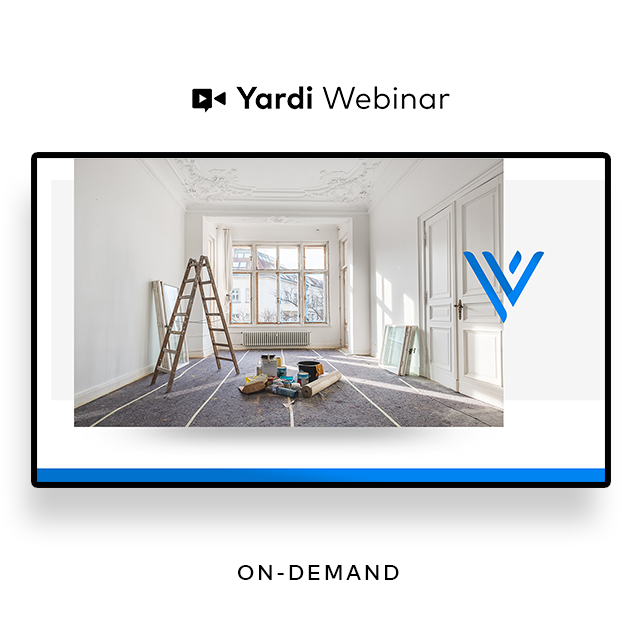 Yardi Maintenance IQ Webinar