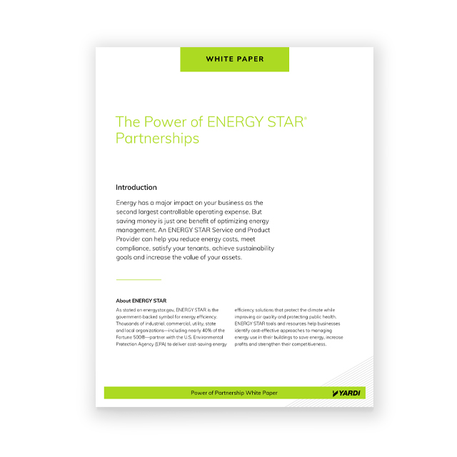 The Power of ENERGY STAR Partnerships White Paper