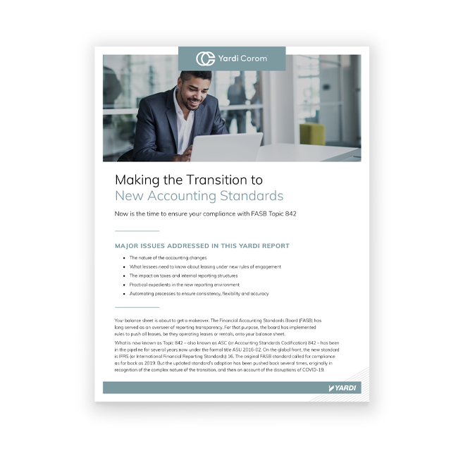 Making the Transition to New Accounting Standards Thought Leadership