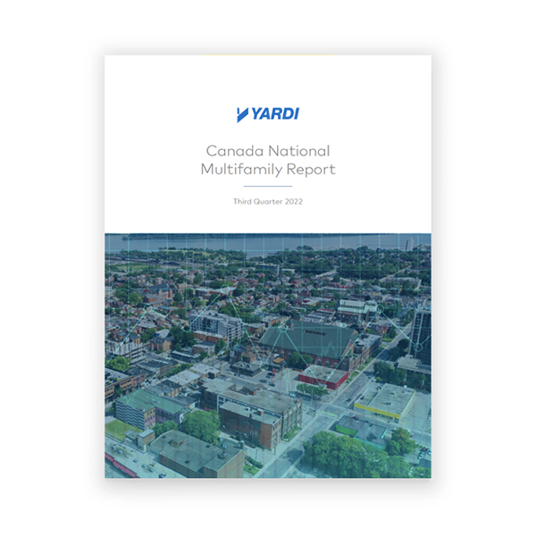Multifamily National Report for Canada for Q3 2022
