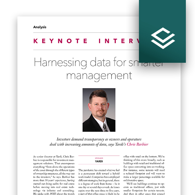 PERE Keynote Interview: Harnessing data for smarter management
