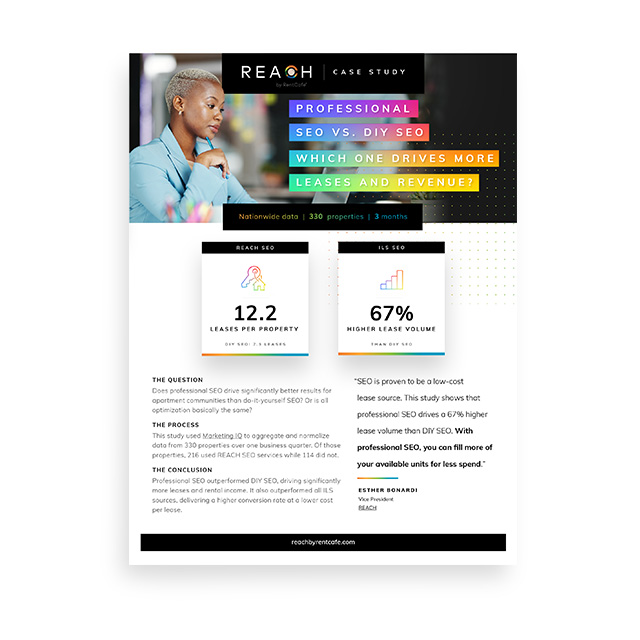Apartment Marketing Case Study: Professional SEO vs. DIY SEO