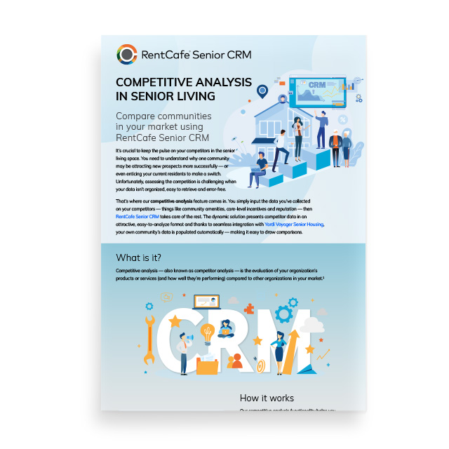 Competitive Analysis in RentCafe Senior CRM