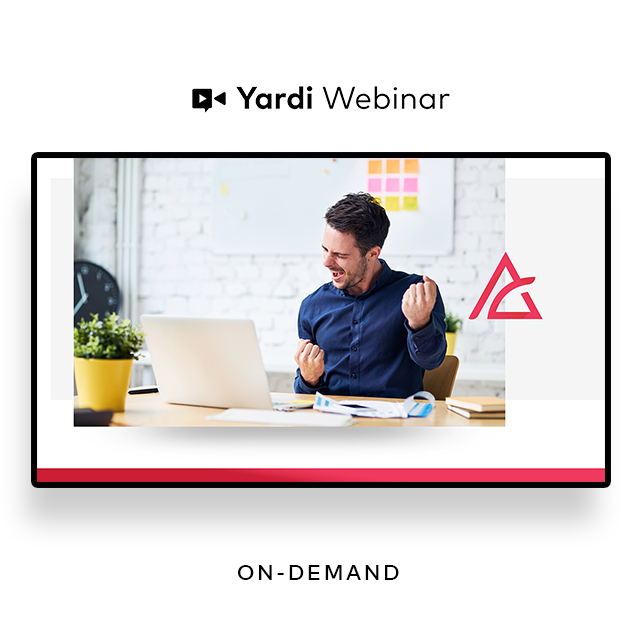 Yardi Aspire: Experiential Learning Webinar