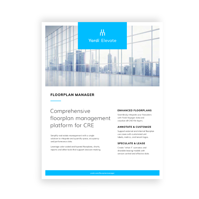 Floorplan Manager Brochure