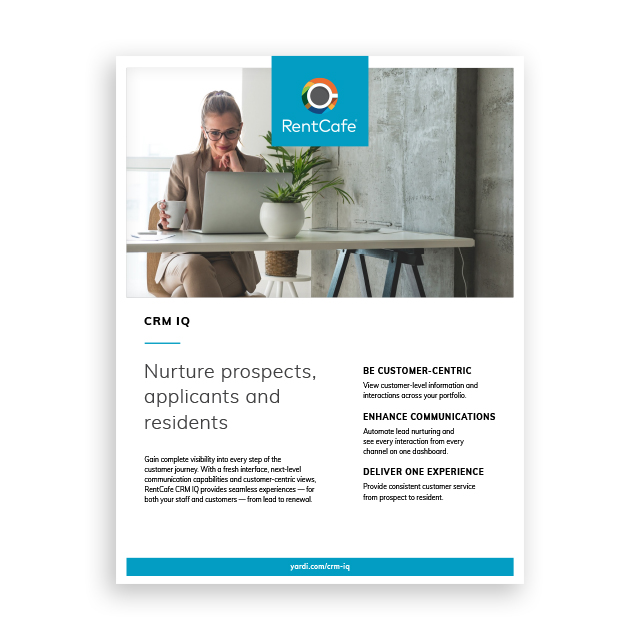RentCafe CRM IQ Brochure