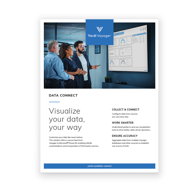 Yardi Data Connect Brochure