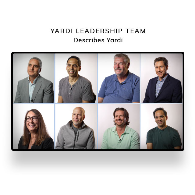 Yardi Leadership Team Describes Yardi In One Word