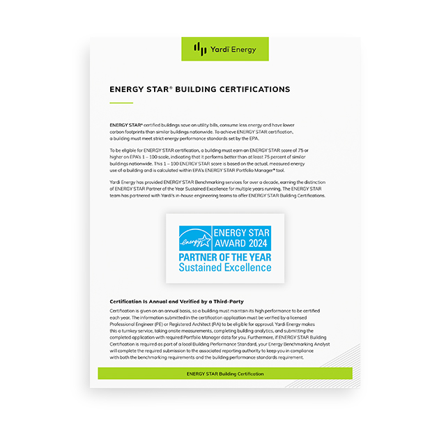 ENERGY STAR Building Certification