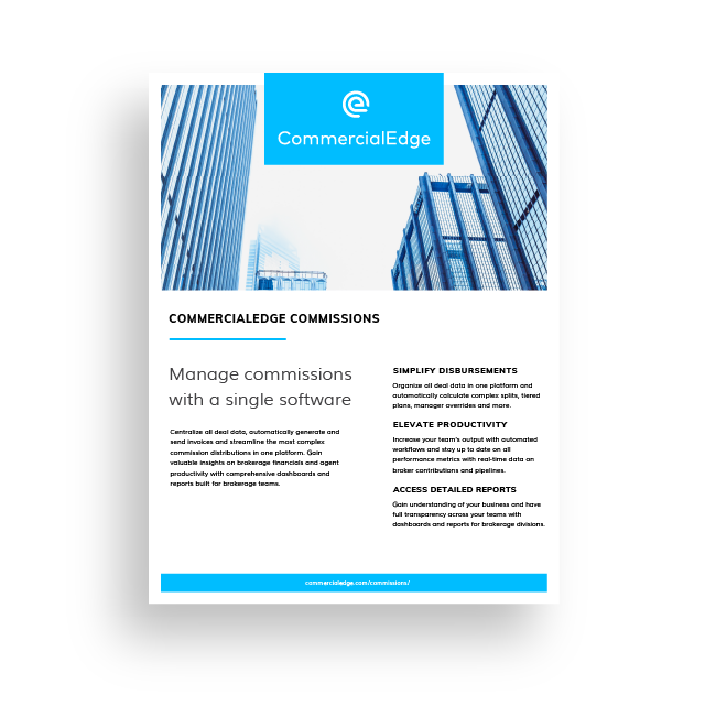CommercialEdge Commissions Brochure