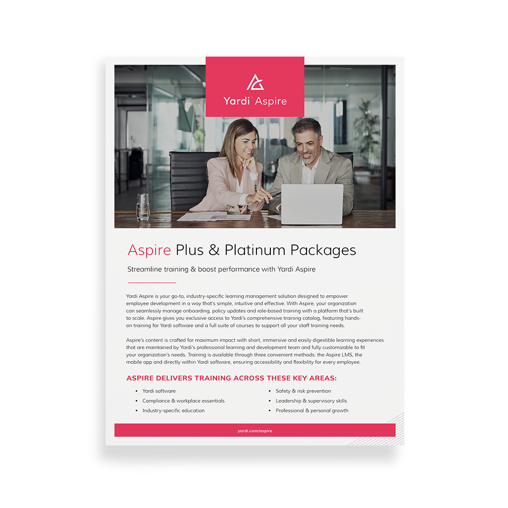 Aspire Package Offerings Brochure