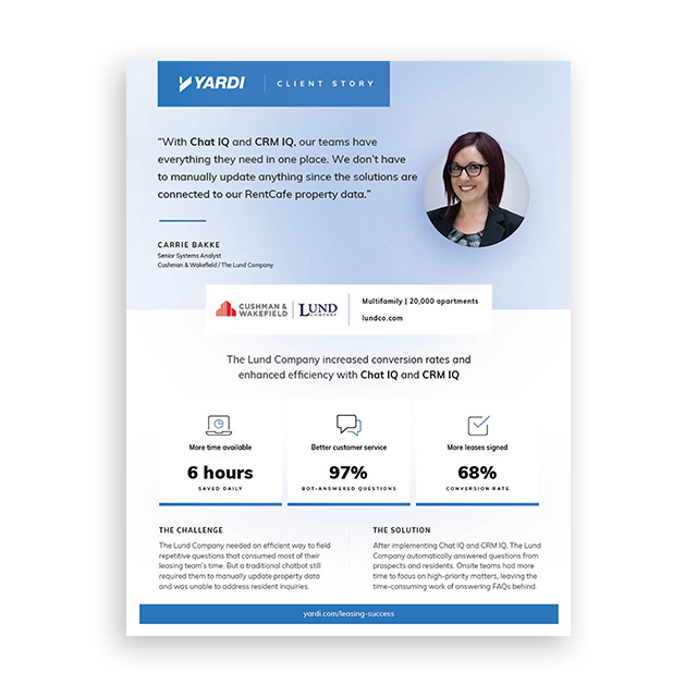 Client Story: The Lund Company on CRM IQ and Chat IQ