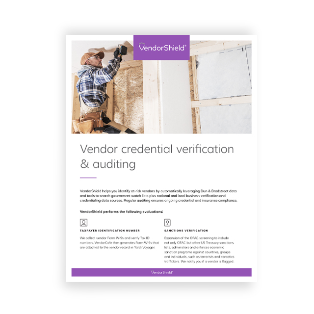 VendorShield Universal Checks Brochure