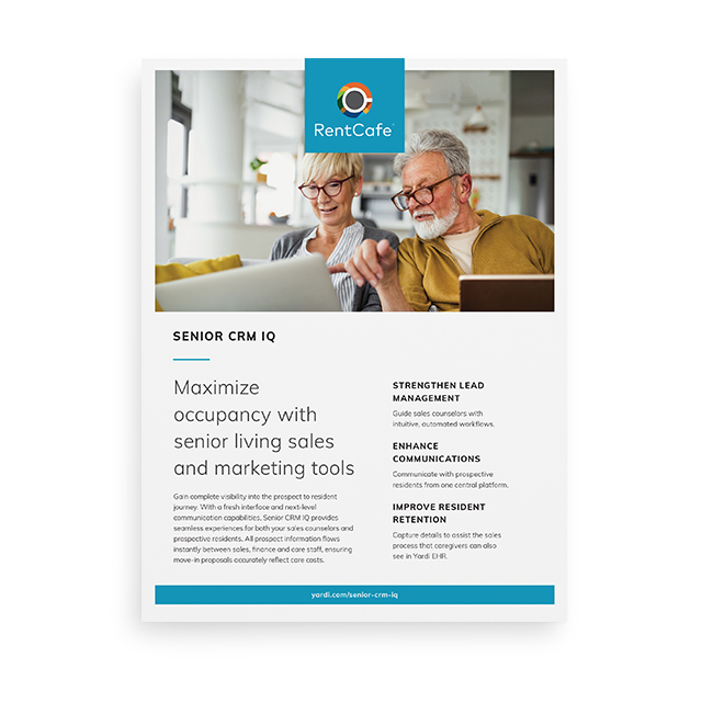 RentCafe Senior CRM Brochure