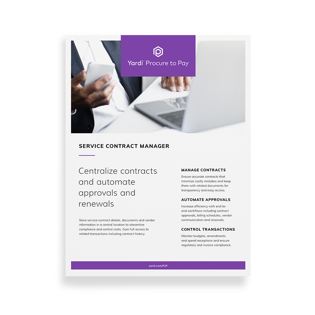 Service Contract Manager Brochure