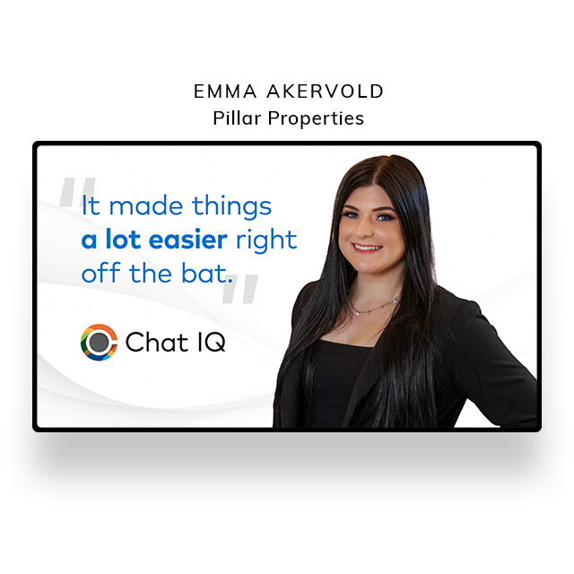 Hear how an assistant property manager at Pillar Properties excels with Chat IQ